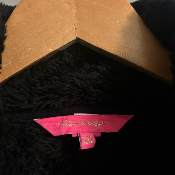 Lisa Rinna Collection Black Teddy Jacket - Picture 3 of 6